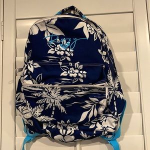 Roxy Blue Flower Backpack